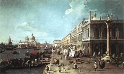 El Molo con la Biblioteca y la entrada al Gran Canal
